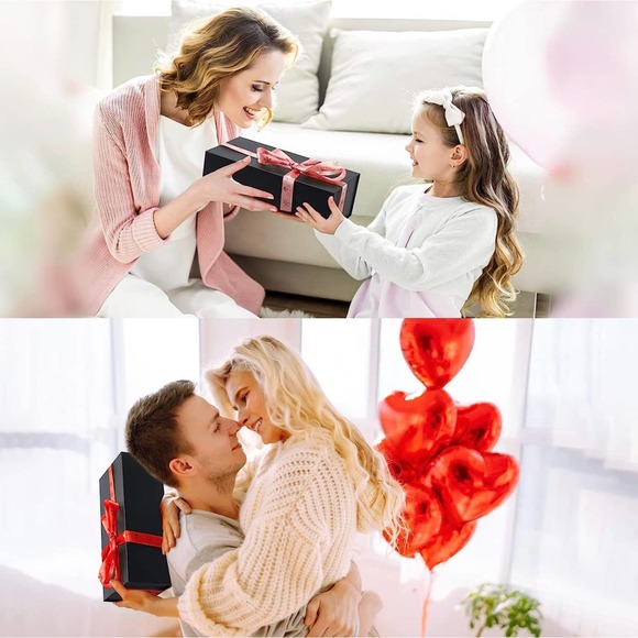 NEW Ditwis Luxury 4 Pack 12x6x4 Inches Gift Boxes with Magnetic Closure Lids - Picture 3 of 7